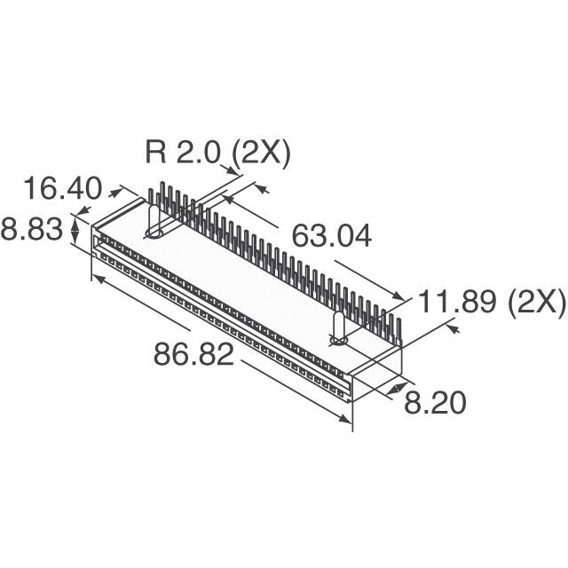 10053363-200LF Amphenol ICC (FCI)  Edgeboard Connectors
